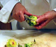 artichokes preparing clean 05